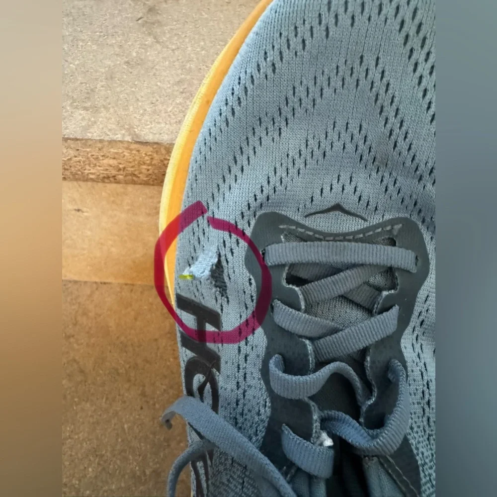 Hoka Bondi 8 wide men's running shoes in  Goblin Blue / Mountain Spring Size 9 - Picture 7 of 7